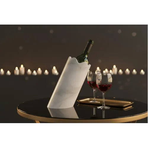 Travertine Marble Wine Chiller